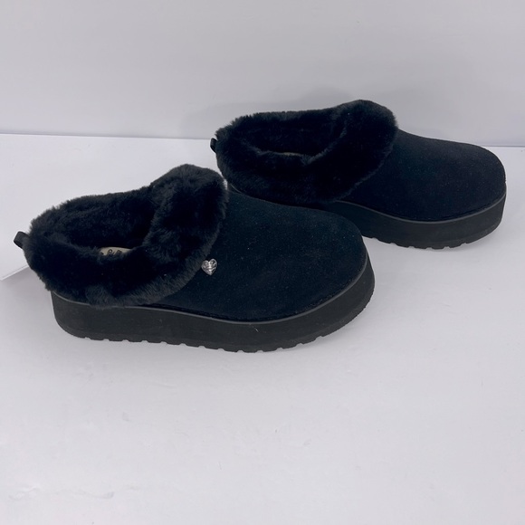 SKECHERS WOMAN’S SLIPPERS BOB FROM SKECHERS KEEPSAKE HI-RISE, BLACK SIZE 7.5 - Picture 3 of 17